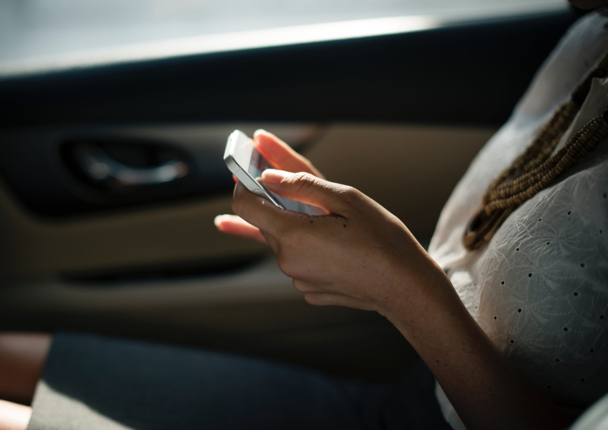 Woman on phone